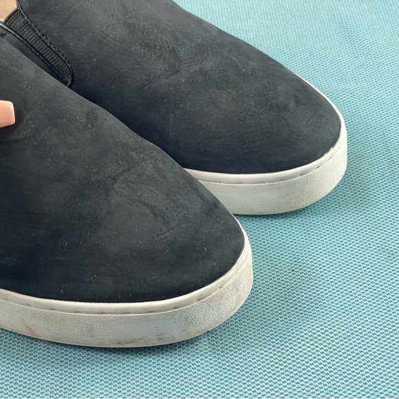 Vionic midi Womens Shoes Black Suede Slip On Stretch Comfort Loafers Flats - Picture 9 of 13